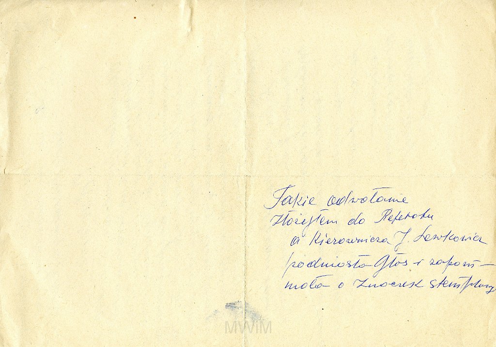 KKE 5871a.jpg - Dok. Odwołanie Antoniego Graszko do Powiatowej Komisji Lokalowej przy Prezydium Miejskiej Rady Narodowej w sprawie pisma z 10 VI 1965 r., Duszniki Zdrój, 14 VI 1965 r.